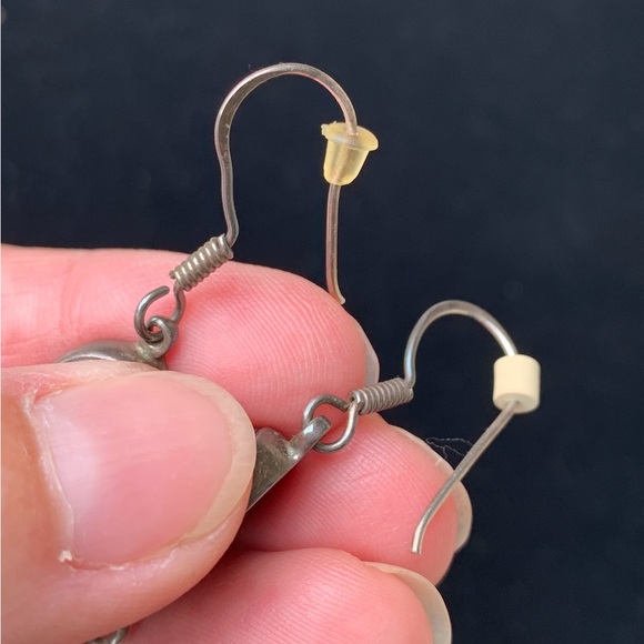 Charles Albert Purple Stone & Sterling Silver Necklace Pendant Earring 925 Italy - Picture 7 of 10